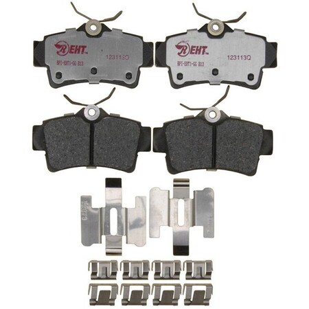 R/M Brakes BRAKE PADS OEM OE Replacement Hybrid Technology Includes Mounting Hardware EHT627H